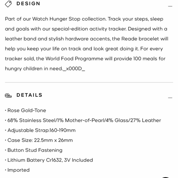 NIB Michael Kors Watch Hunger Stop Activity Tracker - Picture 12 of 12